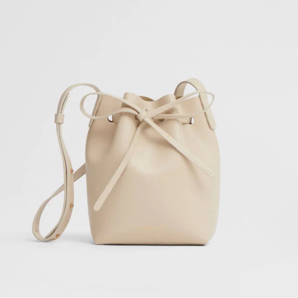 Mansur Gavriel Mini Mini Leather Bucket Bag